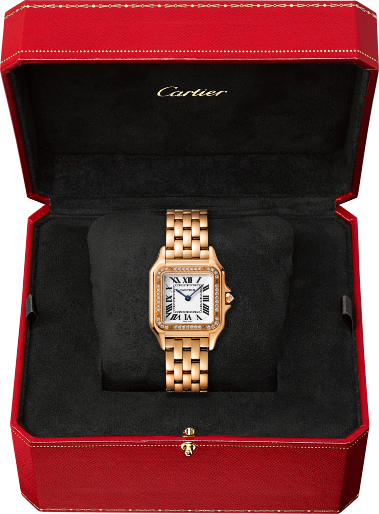 Cartier panthere watch rose gold online